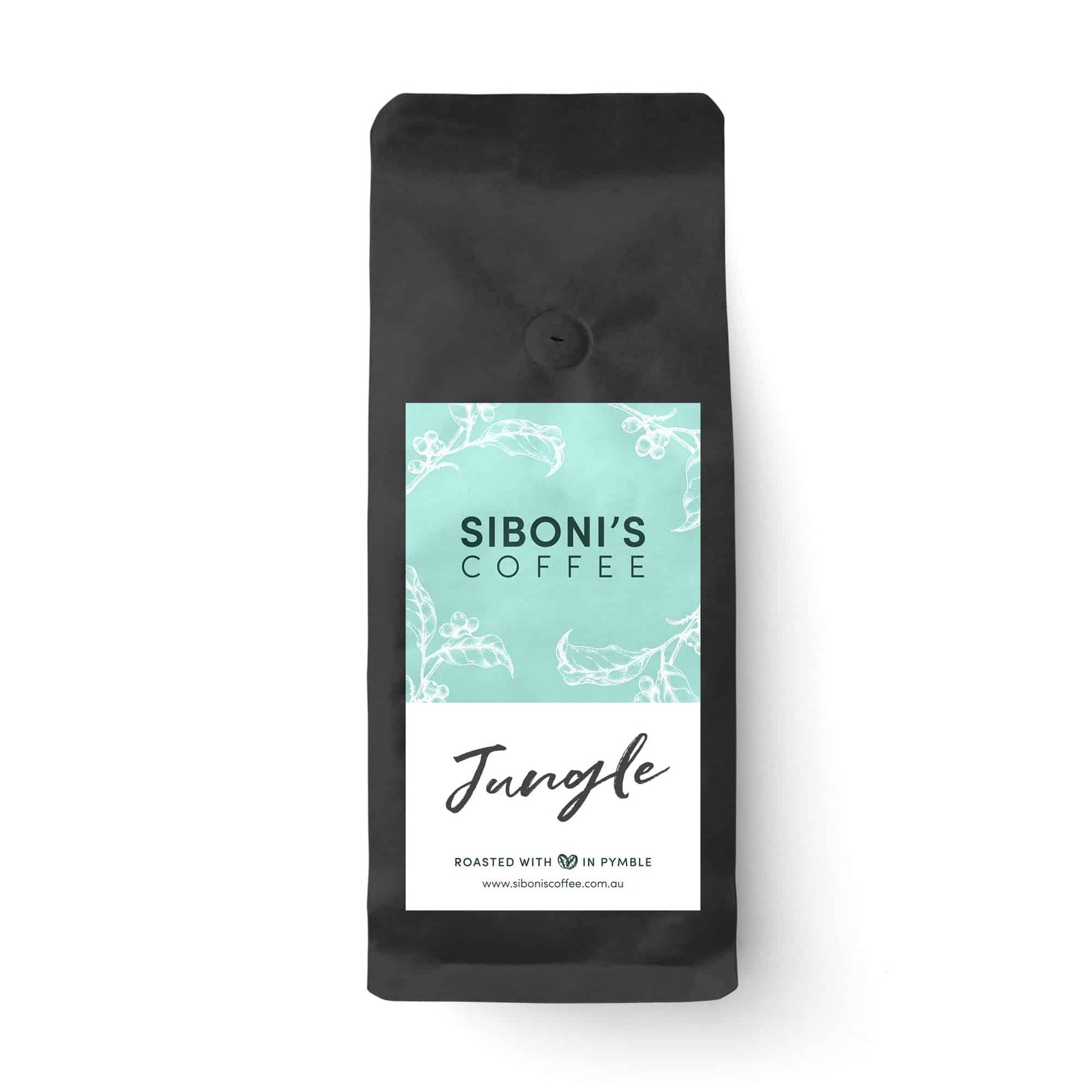 Jungle dark roast coffee blend, whole bean bag — Siboni's Coffee