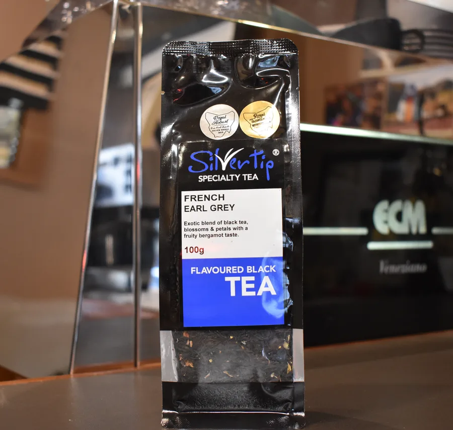 French Earl Grey loose leaf black tea with petals — Siboni's Coffee
