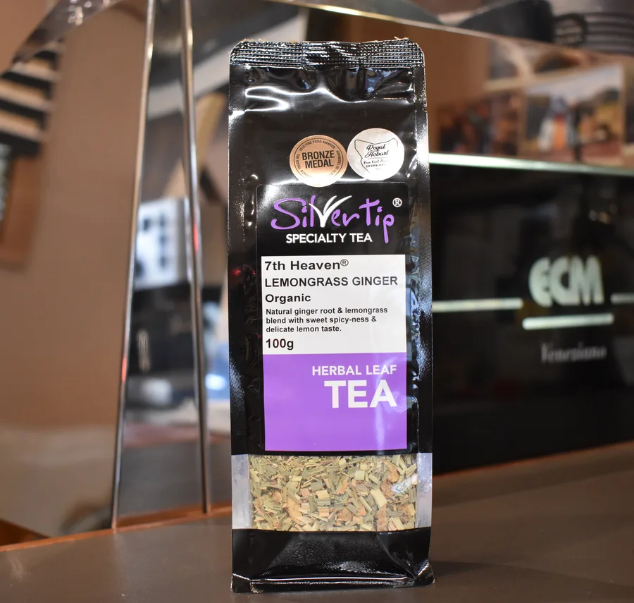 Organic Lemongrass & Ginger loose leaf herbal tea — Siboni's Coffee
