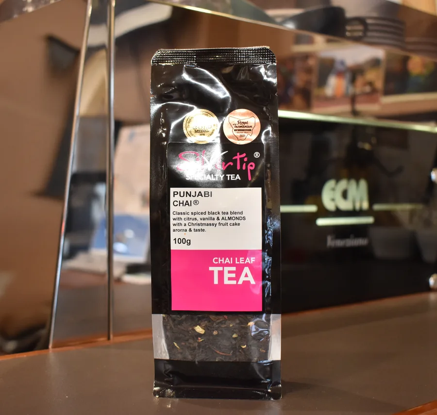 Punjabi Chai loose leaf spiced black tea, contains almonds — Siboni's Coffee