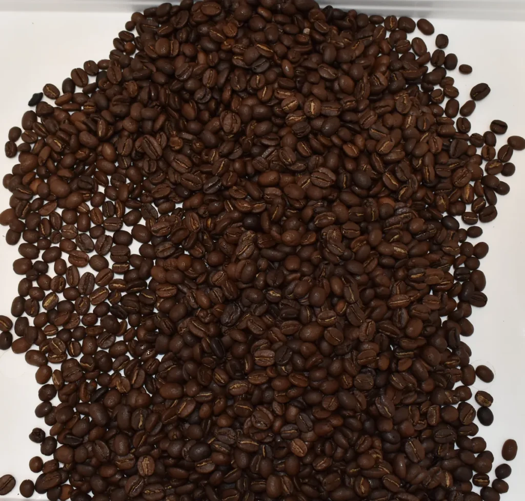Millennium coffee blend, roasted beans close-up — Siboni's Coffee, Pymble